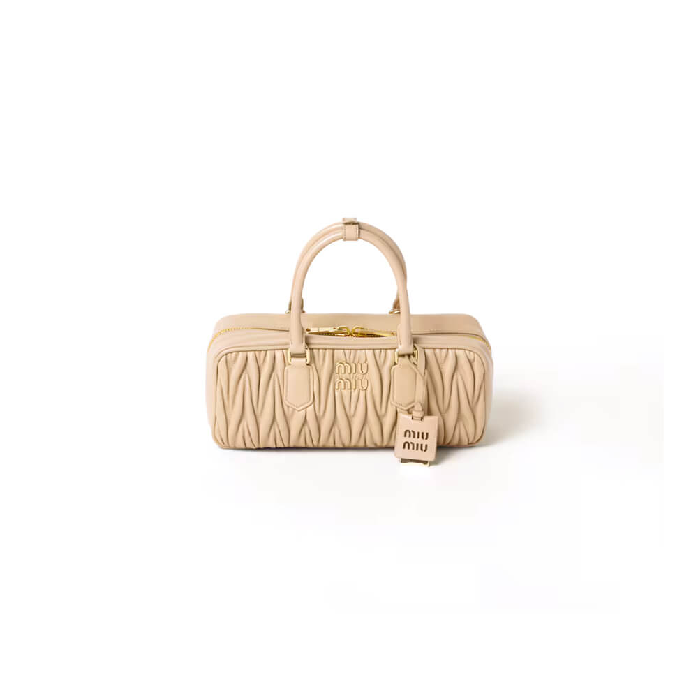 MIUMIU Large Arcadie matelasse nappa Bag(HIGH-END GRADE)