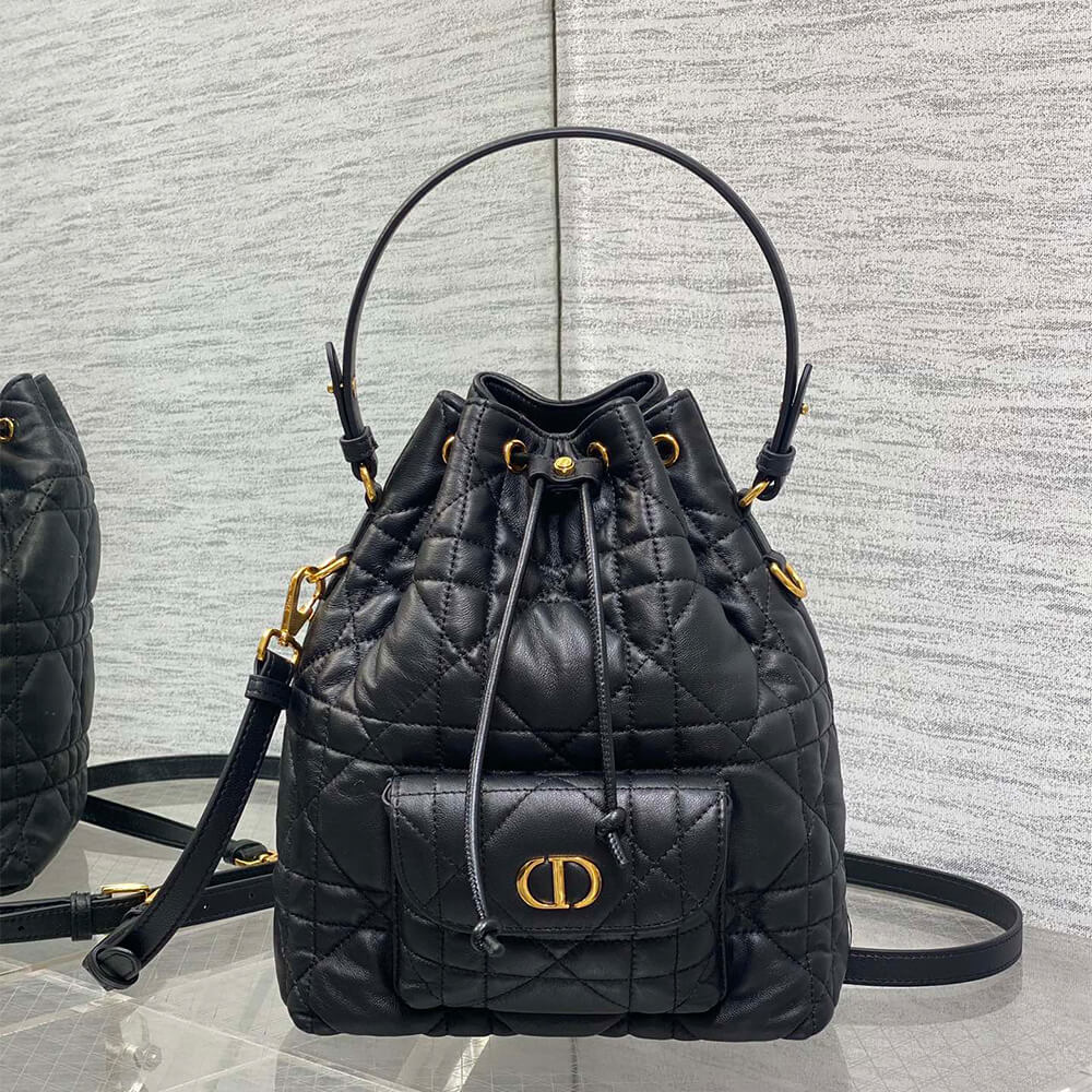 Small Dior Caro Bucket Bag(HIGH-END GRADE)