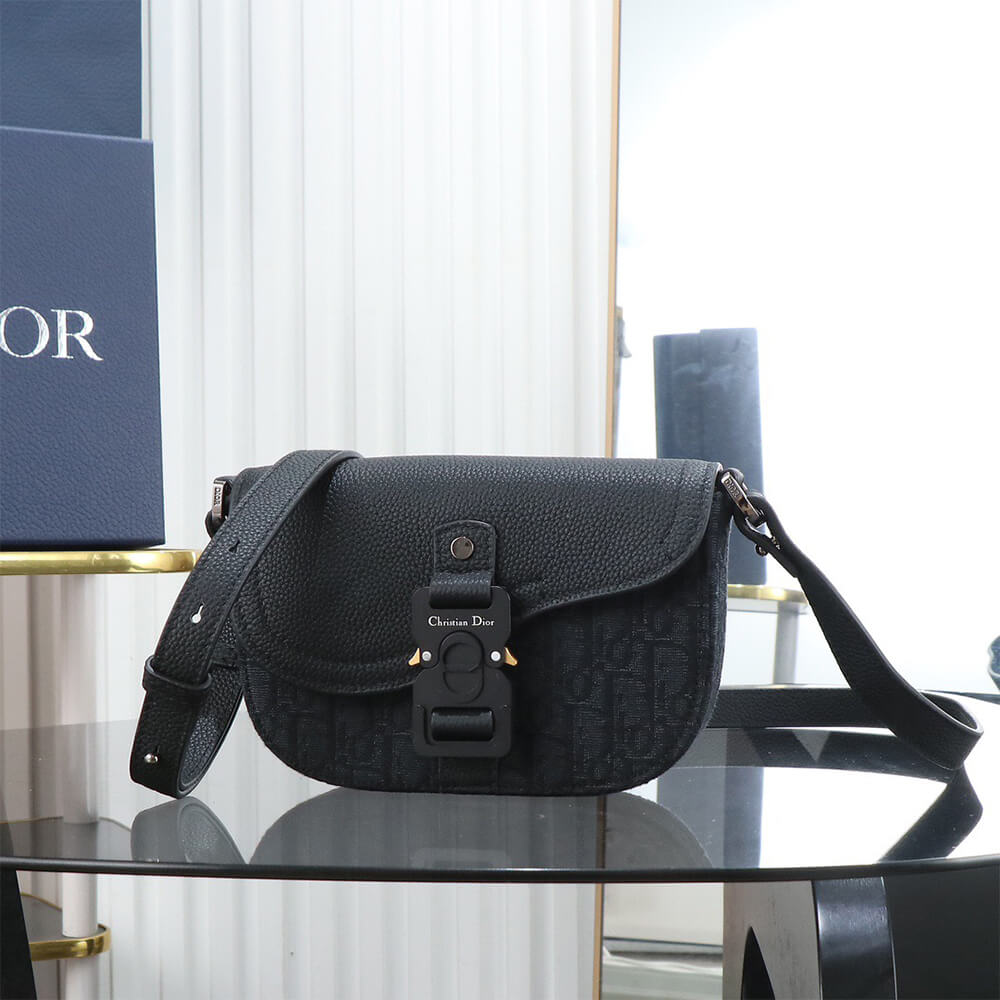 Dior Mini Saddle Messenger Bag with Flap